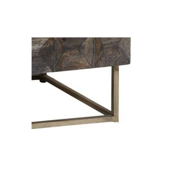 PTMD TV Meubel Alex Dark Brown Mango