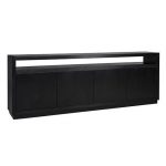 Dressoir Oakura 4-deuren (Black)