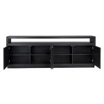 Dressoir Oakura 4-deuren (Black)