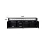 Dressoir Oakura 4-deuren (Black)