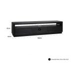 TV dressoir Oakura 3-laden (Black)