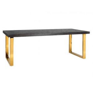 Eettafel Blackbone gold 220 (Black rustic)