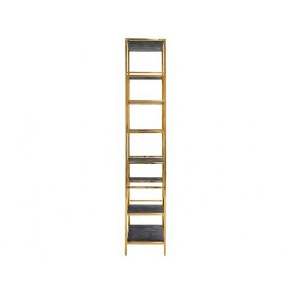 Wandkast Blackbone gold 7-planken (Black rustic)