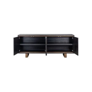 Dressoir Hunter 4-deuren (Black rustic)