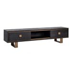 TV-dressoir Hunter 2-laden (Black rustic)