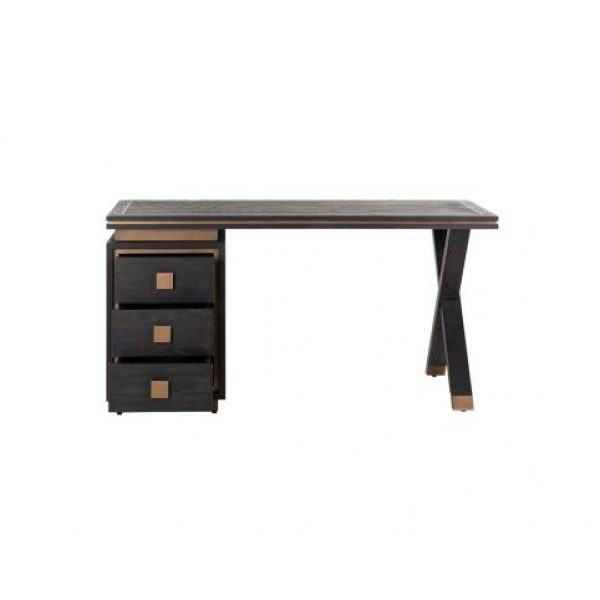 Bureau Hunter 3-laden  (Black rustic)