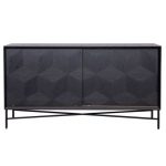 Dressoir Blax 2-schuifdeuren (Black)