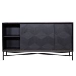 Dressoir Blax 2-schuifdeuren (Black)