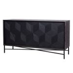 Dressoir Blax 2-schuifdeuren (Black)