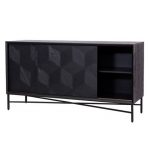 Dressoir Blax 2-schuifdeuren (Black)