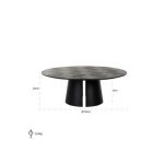 Salontafel Blax 110Ø (Black)