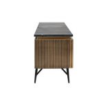 TV-Dressoir Ironville 2-deuren (Gold)