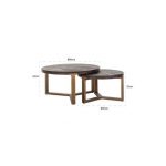 Salontafel Cromford Mill set van 2  (Brushed Gold)