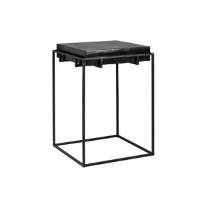 Bijzettafel Bolder aluminium zwart (Black)