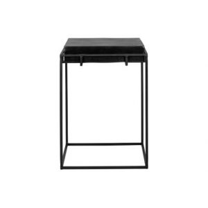 Bijzettafel Bolder aluminium zwart (Black)