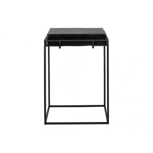 Bijzettafel Bolder aluminium zwart (Black)