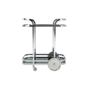 Trolley Hennesy met zwart glas (Silver)