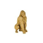 Deco object Gorilla goud klein (Gold)