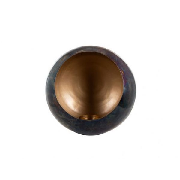 Kandelaar Catho brons goud medium rond (Bronze)