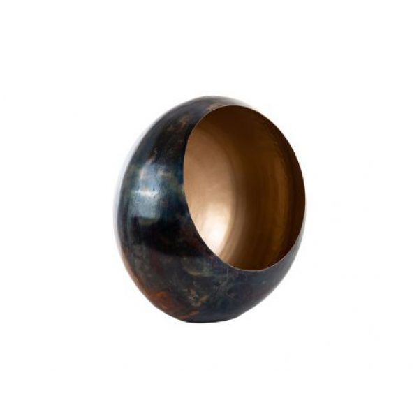 Kandelaar Catho brons goud medium rond (Bronze)