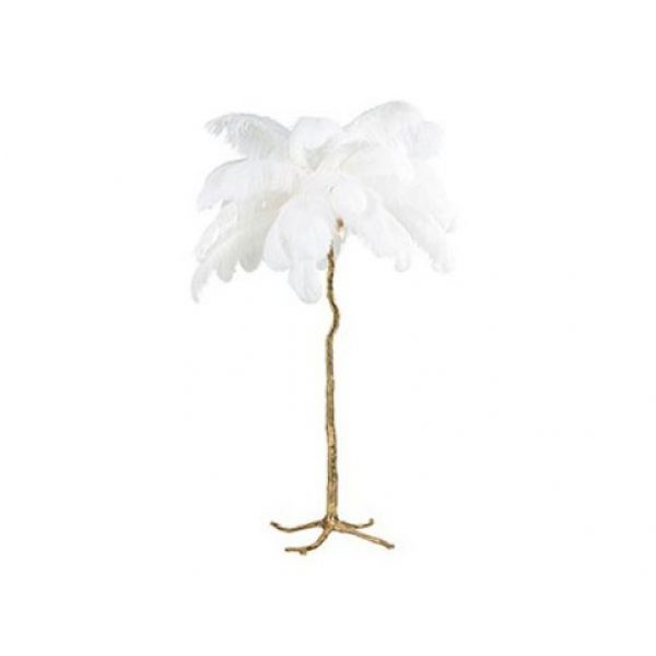 Vloerlamp Burlesque wit (White)