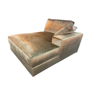 Richmond Sofa Lounge Santos 120 Rechts Velvet Champagne