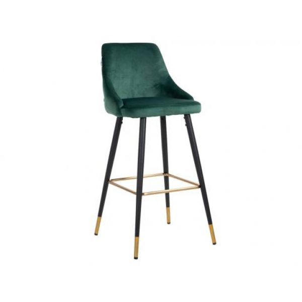 Barstoel Imani Green Velvet (Quartz Green 501)
