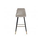 Barstoel Imani Khaki Velvet (Quartz Khaki 903)