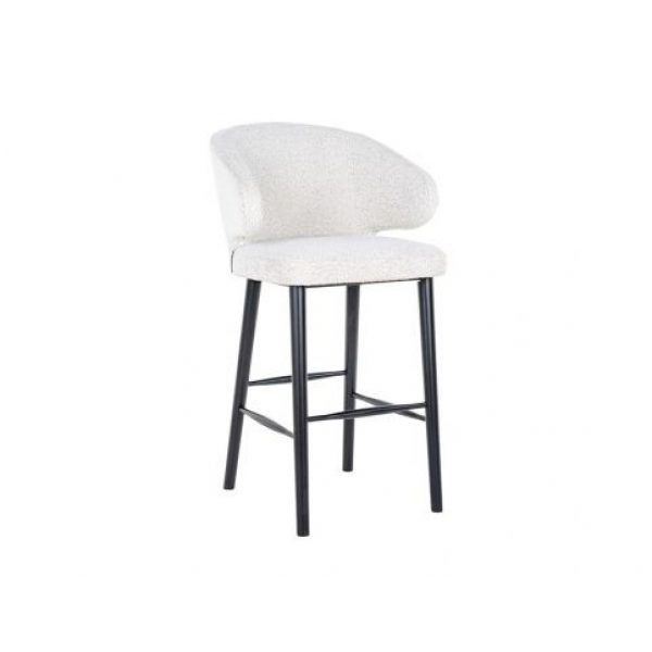 Barstoel Indigo White Bouclé (Copenhagen 900 Bouclé White)