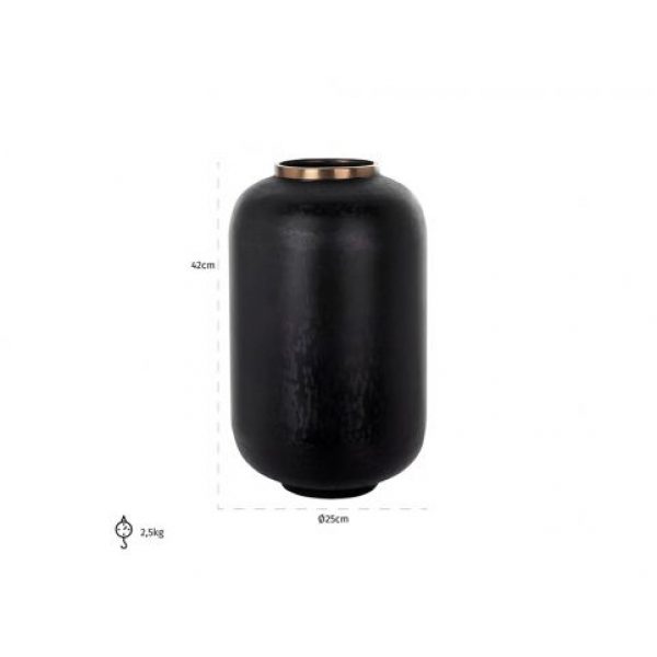Vaas Densley groot (Black)