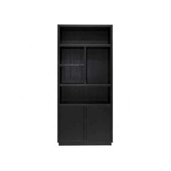 Boekenkast Oakura 2-deuren (Black)