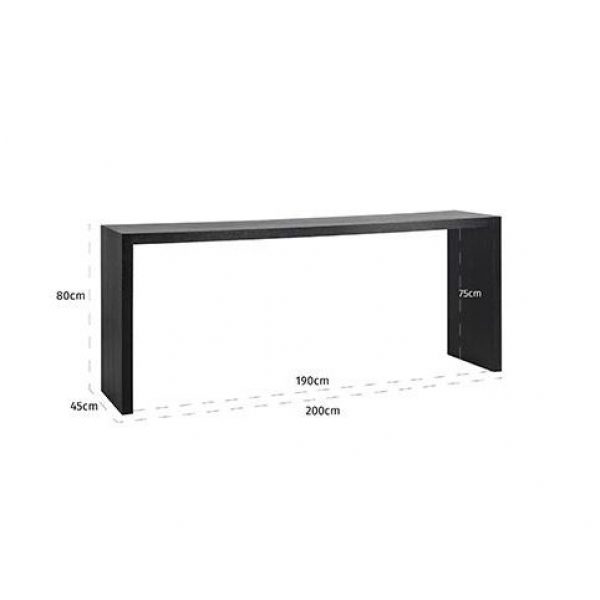 Wandtafel Oakura (Black)