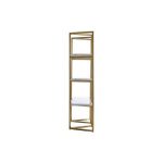 Wandkast Lagrand Gold met 3 planken  (Gold)