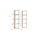 Wandkast Lagrand Gold met 3 planken  (Gold)