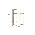 Wandkast Lagrand Gold met 3 planken  (Gold)