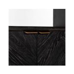 Boekenkast Blackbone Brass 2-deuren (Black rustic)