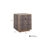Ladenkast Classio 3-laden  (Brushed Gold)