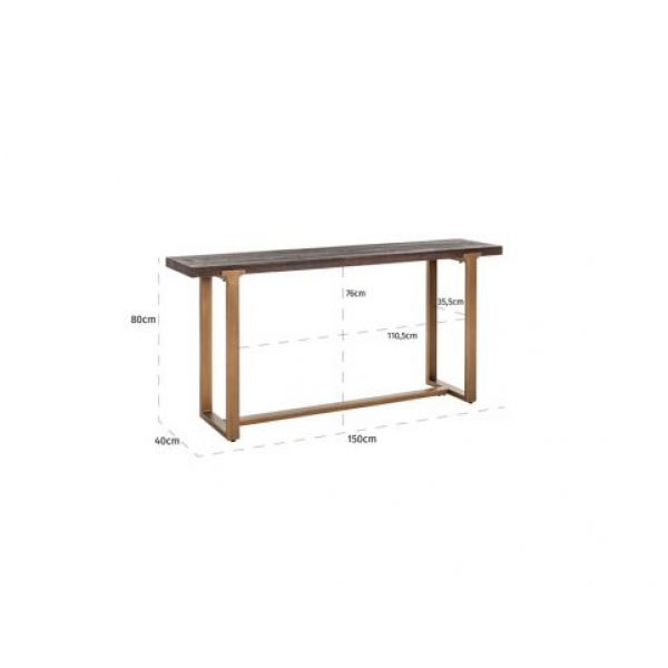 Wandtafel Cromford Mill (Brushed Gold)