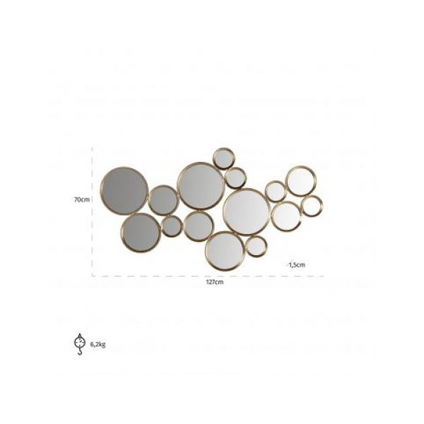 Spiegel Dorine (Gold)