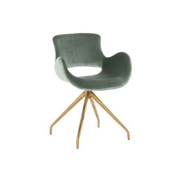 Showroommodel Stoel Sierra Jade Velvet draaibaar (Genova 504 Jade) Zelf Afhalen