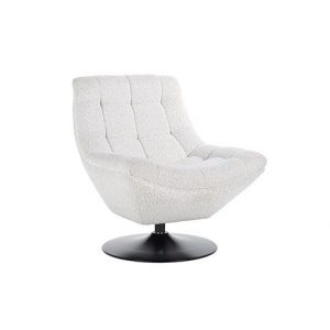 Draaifauteuil  Richelle White Bouclé fire retardant (Copenhagen 900 Bouclé White)