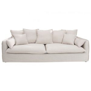 Sofa Heaven Linnen Wit 3-zits