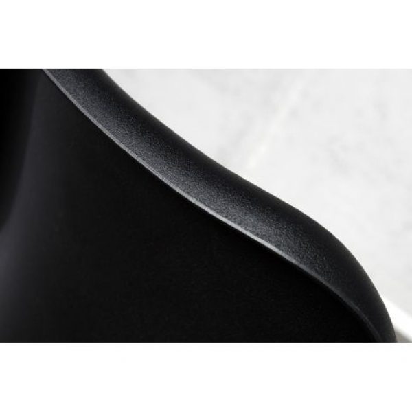 Design Eetkamerstoel Astra Zwart / Chroom