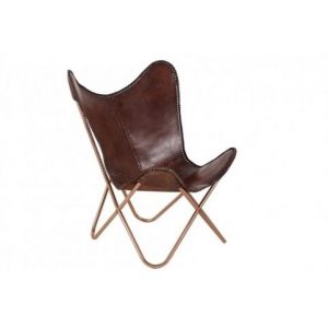 Showroommodel Fauteuil Butterfly New Bruin, zelf afhalen