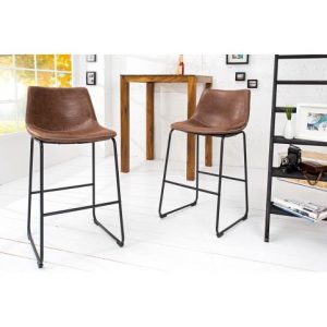 Barkruk Django Vintage Bruin