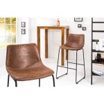 Barkruk Django Vintage Bruin
