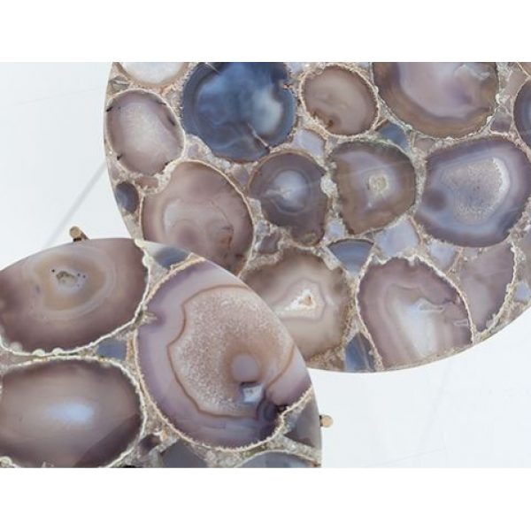 Bijzettafel Nobel Agaat blauw