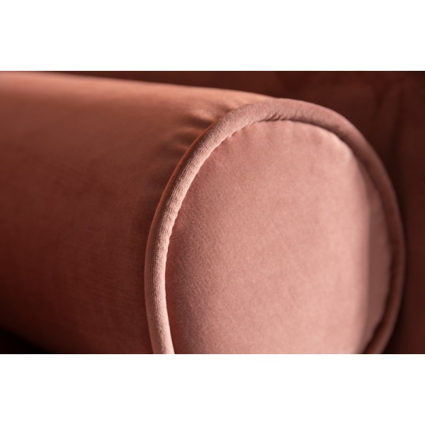 Sofa Knus 3-zits Velvet Roze