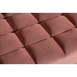 Sofa Knus 3-zits Velvet Roze