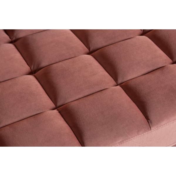 Sofa Knus 3-zits Velvet Roze
